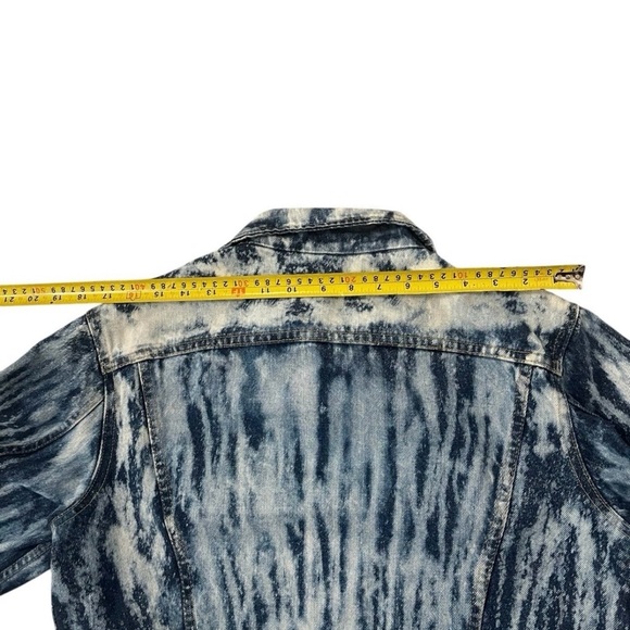 LEE Rider Acid Wash Denim Jacket Women's Size M? Made In Canada - 2 Pockets - Picture 11 of 13